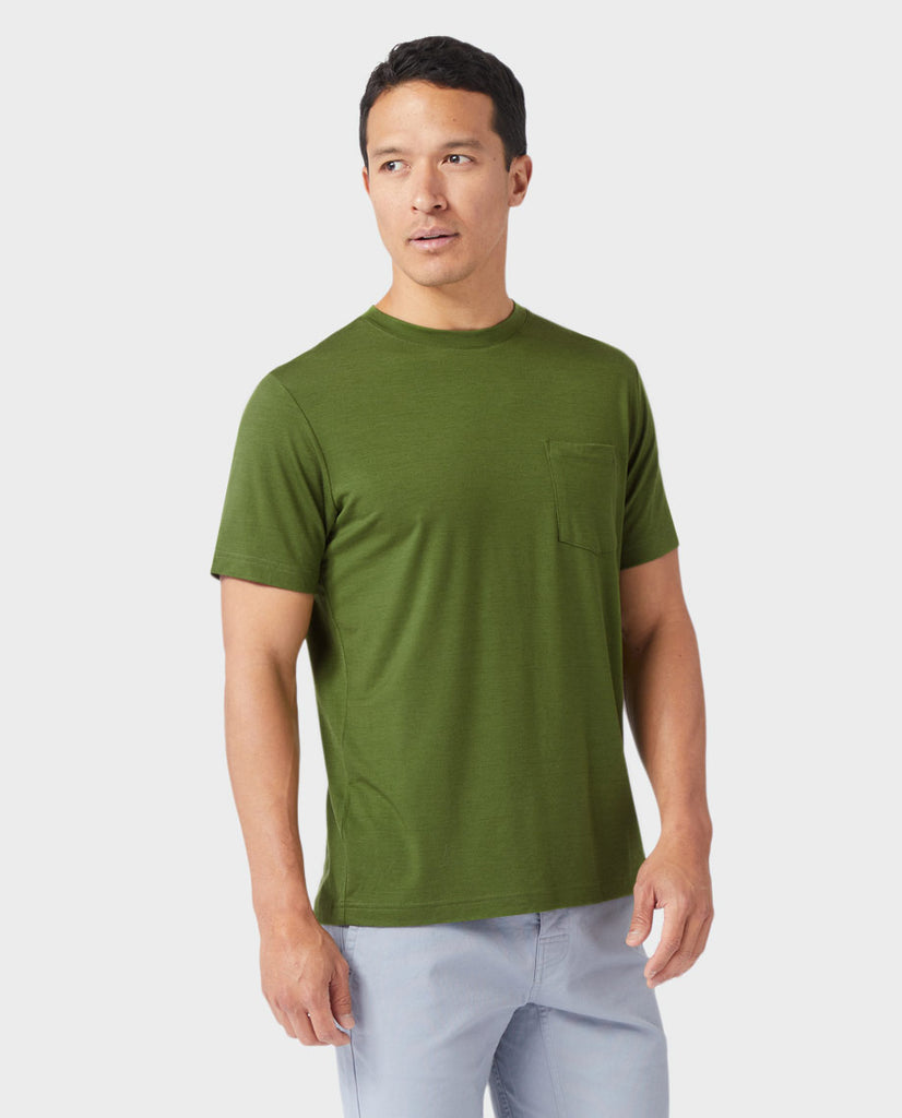 Men's Alpin Lightweight Merino Pocket Tee SS