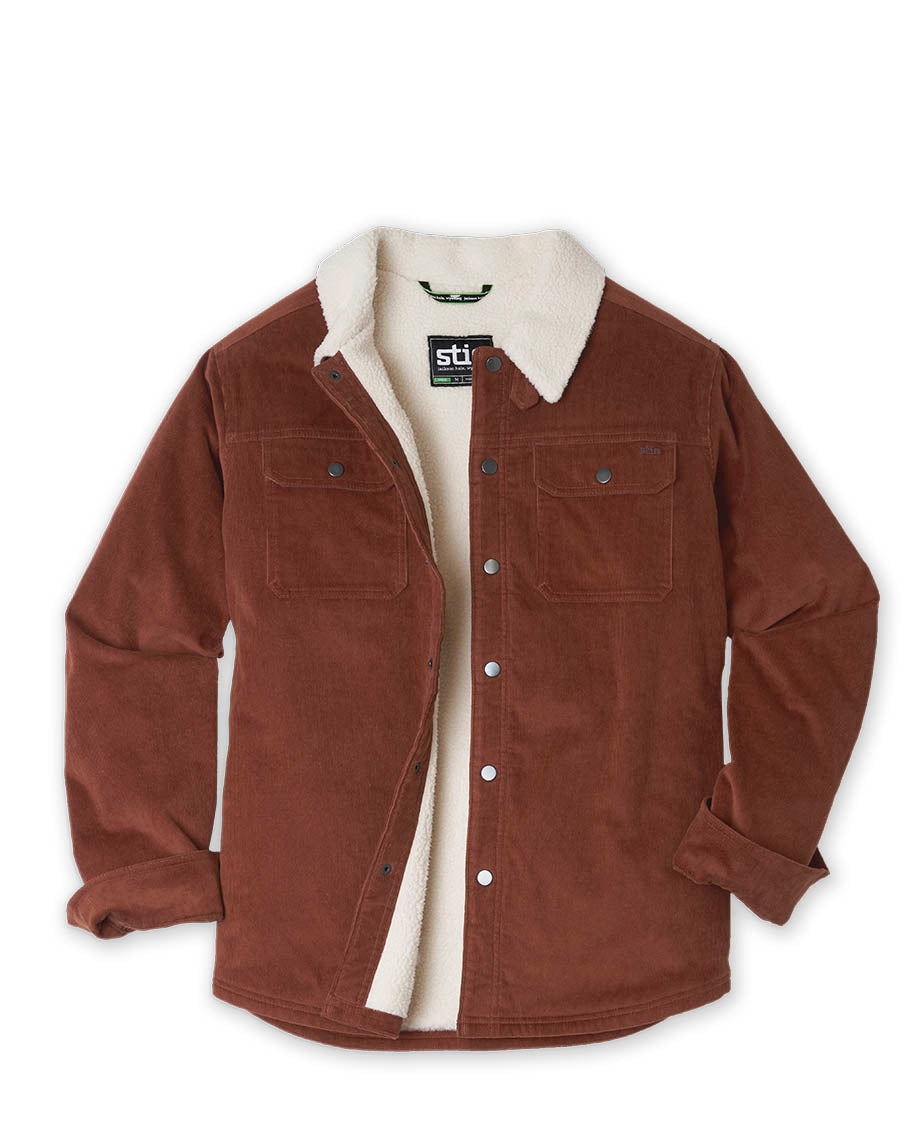 Levi's Men's Shearling Jacket with Pockets - Metallic - Casual Jackets