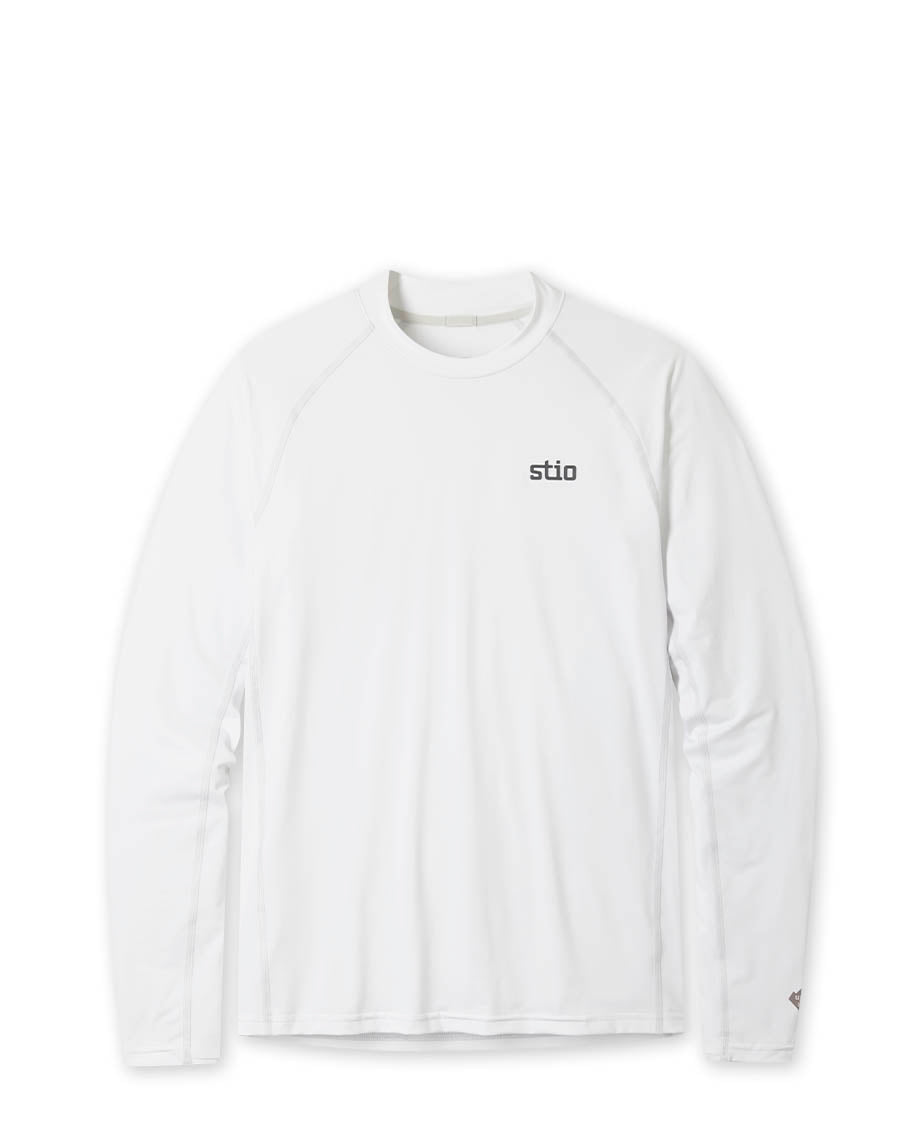Stio | Men's Hylas Crew Long Sleeve Top, Size XX-Large in Morning Frost