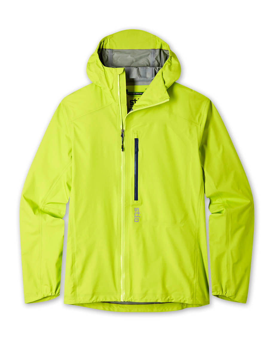 MOVSOU Raincoat Waterproof Men's Long Rain Jacket Lightweight Rainwear  Reflective Reusable with Hood 